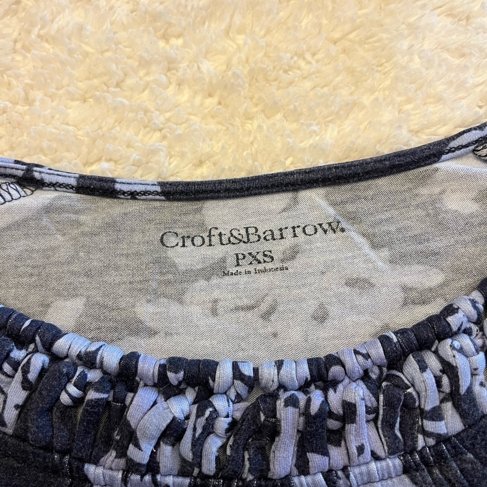 Croft & Barrow Floral Blouse - Picture 4 of 6